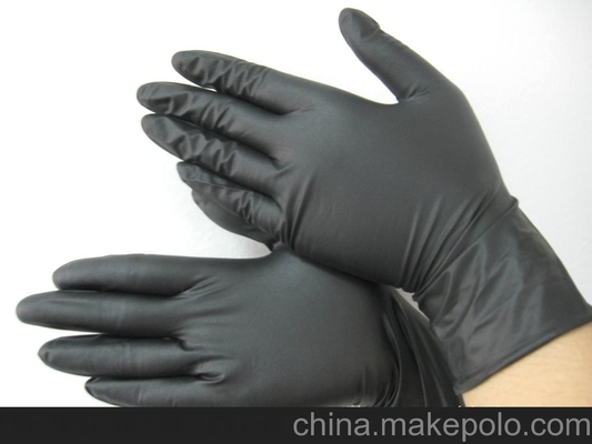 5g Gram Disposable Nitrile Glove Black Nitrile Exam Gloves Electric Work