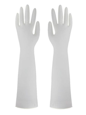 Household Extended Cuff Nitrile Exam Gloves Disposable 400mm Length