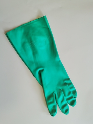 18 Mil Green Nitrile Glove Heat Resistance Household Chemical Resistant Gloves Nitrile