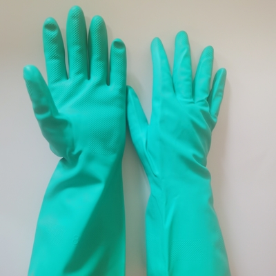 15mil Nitrile Gloves Chemical Protection XL 13 Inches Nitrile Solvent Resistant Gloves