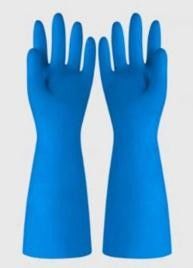 Textured Fingertips Blue Nitrile Glove Ambidextrous And Resistant To Certain Chemicals Perfect For Medical And Industrial