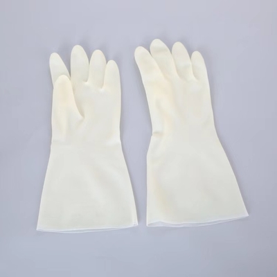 13 Inches Nitrile Dishwashing Gloves 15 Mil Unflock Lining Kitchen Cleaning Gloves
