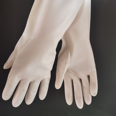 Waterproof Household Glove Featuring Chemical Resistant Properties and Flocked Lining Perfect for Various Cleaning Tasks