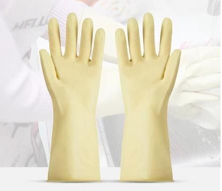Flocked Lining LATEX Gloves Comfortable and Durable Protective Gloves Suitable for Industrial Safety Requirements
