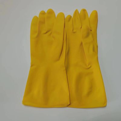 Chemical And Puncture Resistance Protective Gloves 32CM LENGTH Unflocked Lining Safety Handwear Suitable For Industrial