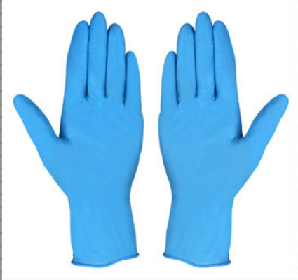 Medical Disposable Industrial Nitrile Gloves Medium Industrial 4.5g Blue Nitrile Gloves
