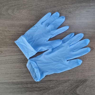 Chemical Resistance Disposable Nitrile Glove 23cm Nitrile Medical Exam Gloves