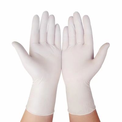 Shelf Life 4 Years Disposable Nitrile Glove Large Size Powder Free Textured Surface Medical Examination Protective Gloves