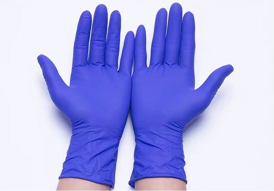 Thickening Purple Disposable Nitrile Glove Industrial 4.5g Gram Nitrile Exam Gloves