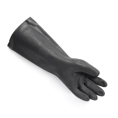 25 Mil Chemical Neoprene Gloves 330mm Tear Resistance Neoprene Rubber Gloves