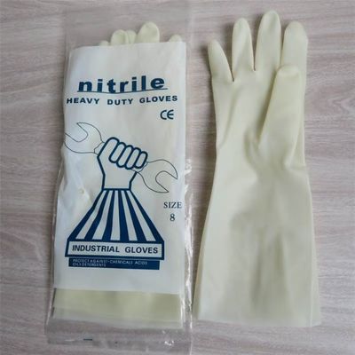 Heavy Duty Latex Gloves 65 Grams per Pair Durable Protective Handwear Suitable Industrial Applications Chemical Resistant