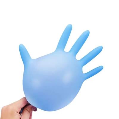 Blue Disposable Vinyl Glove 9 Inches Length Clear Vinyl Gloves Powder Free Protective Handwear Perfect for Food Industrial
