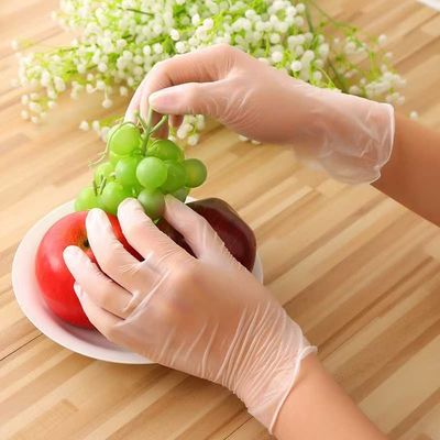 M4.0-5.5g Disposable Vinyl Glove Ambidextrous Perfect for Food Service Medical Examination and Industrial Applications