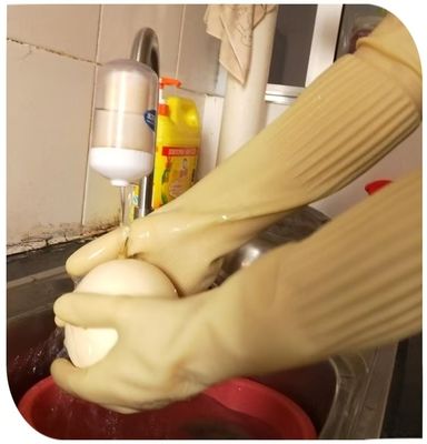 Bathroom Extra Long Cleaning Gloves Chemical Resistant Yes High Flexibility Non Slip Comfortable Gloves Ideal for Cleaning and Chemical