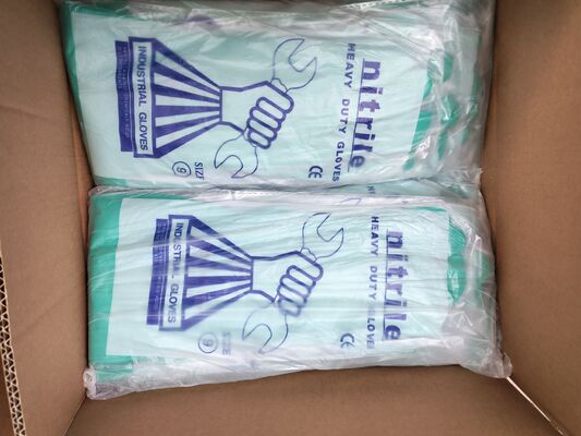 Nitrile Green Glove Ambidextrous Chemotherapy Tested Chemical Resistant Industrial Protective Disposable Glove