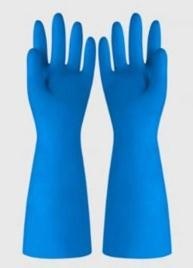 Textured Fingertips Blue Nitrile Glove Ambidextrous And Resistant To Certain Chemicals Perfect For Medical And Industrial