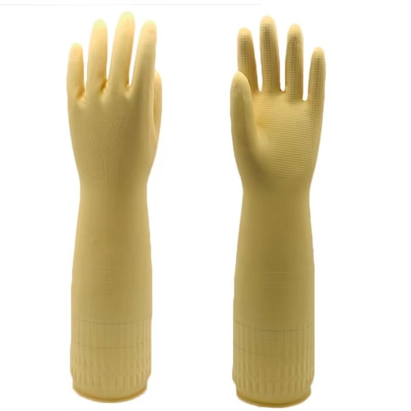 S M L XL Extra Long Cleaning Gloves Bathroom Heavy Duty Waterproof Gloves OEM Yes Suitable for Commercial Cleaning Needs