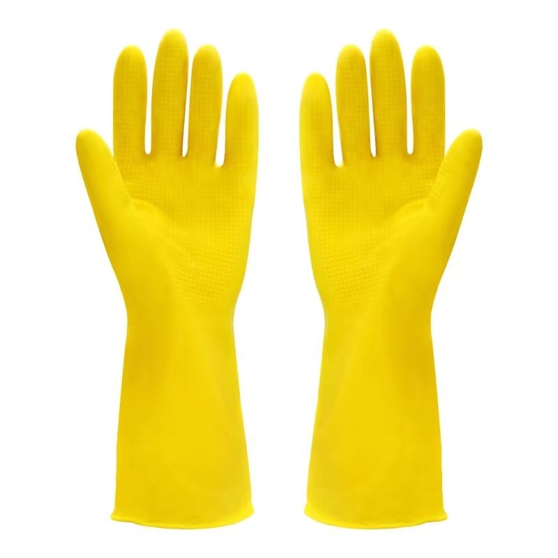 Waterproof Latex Household Glove 30 CM Length Flexible Durable Fit Suitable for Household Cleaning and Maintenance Tasks
