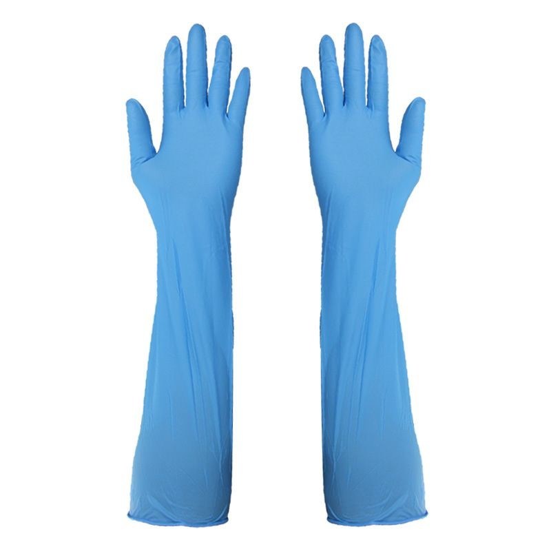Certification 400 mm Disposable Nitrile Glove Medium Size OEM Yes Suitable for Medical Industrial and Food Service Applications