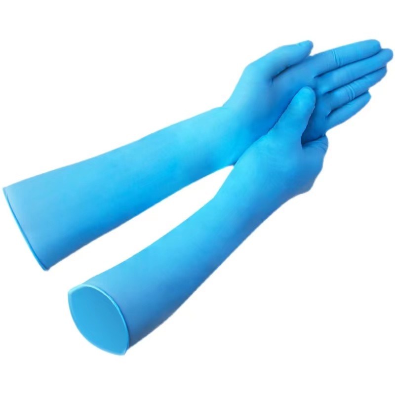 Safety Standard EN455 Disposable Nitrile Glove Large Size Suitable for Medical Industrial and Laboratory Protective Needs