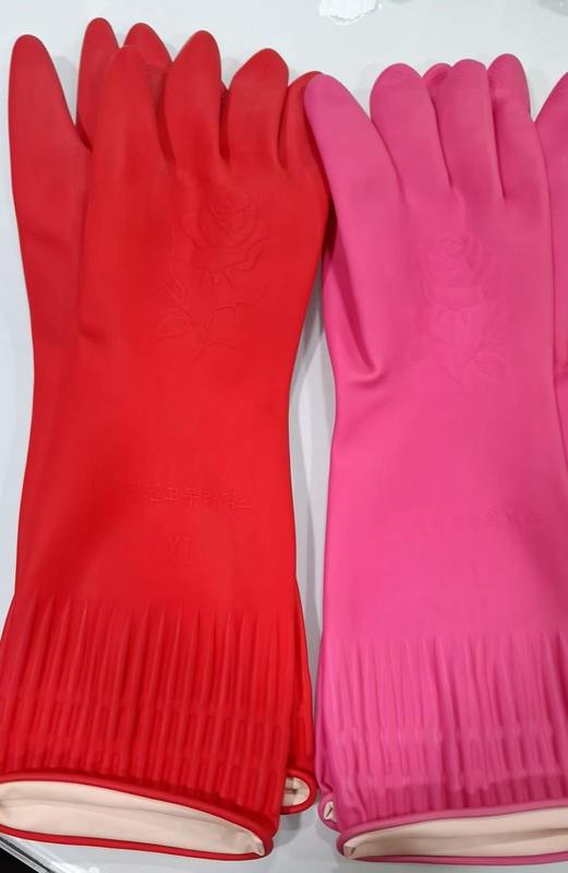 Latex Durable Chemical Resistance Gloves Ideal for Industrial Applications Providing Long Lasting Protection and Comfort